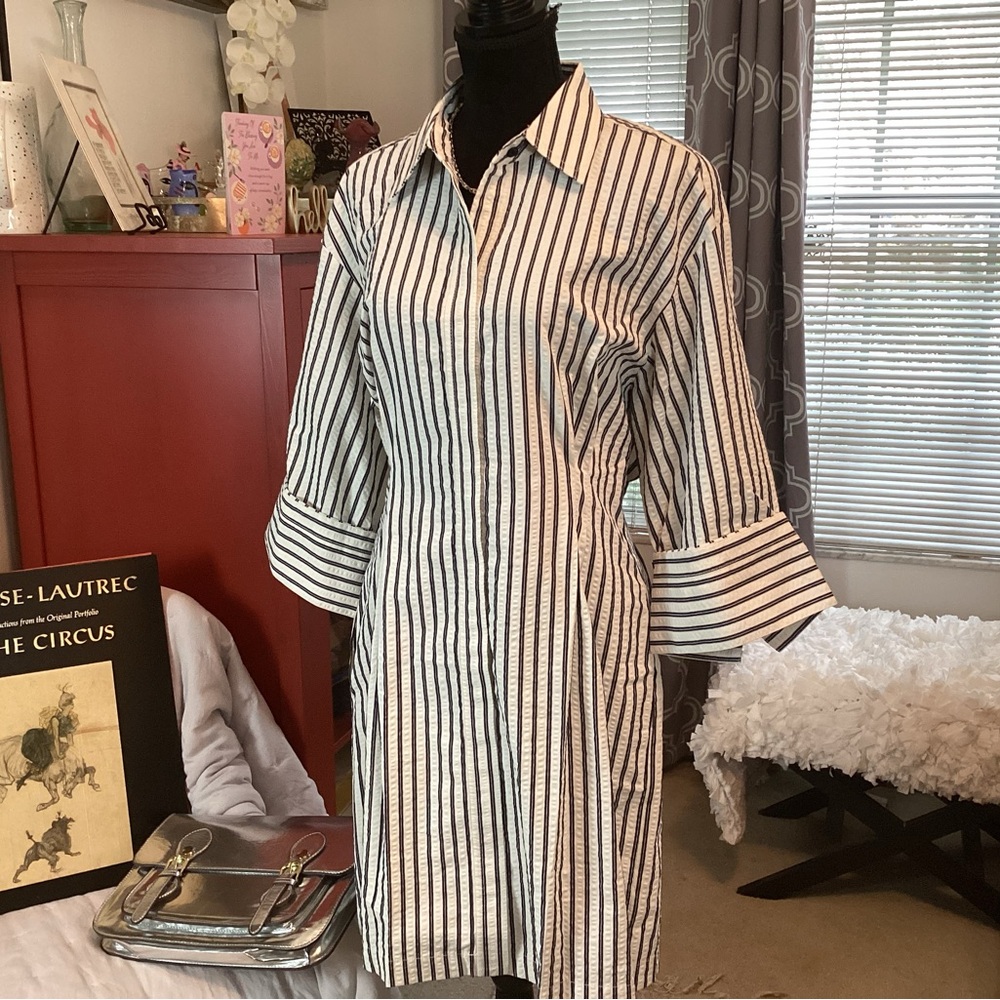 Madewell Tucked Mini Shirtdress